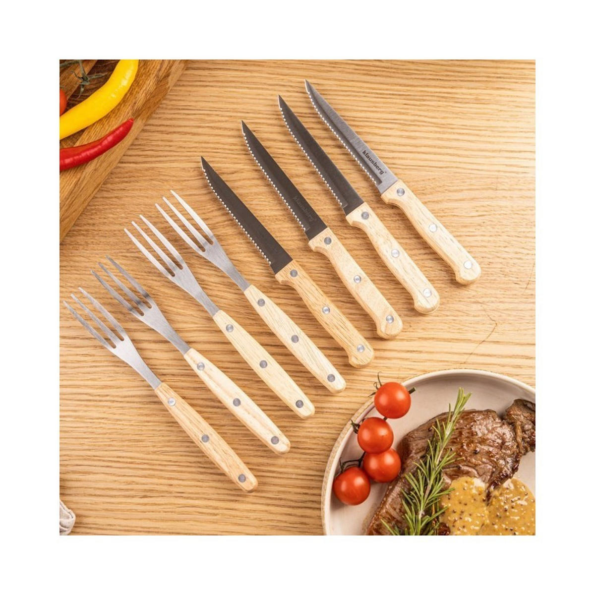 BESTECKSET Beige 21/2/21 cm KB7976 - Beige, Metall - Klausberg 