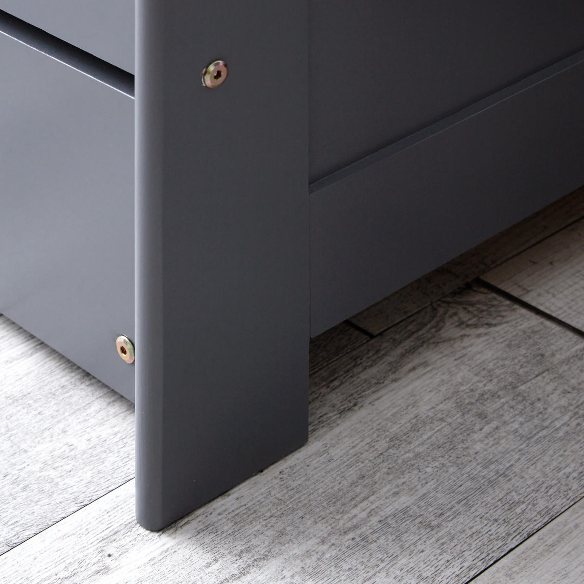 KINDERBETT ausziehbar 90/200 cm Grau - Grau, Holz (90/200cm) - Homestyle4u