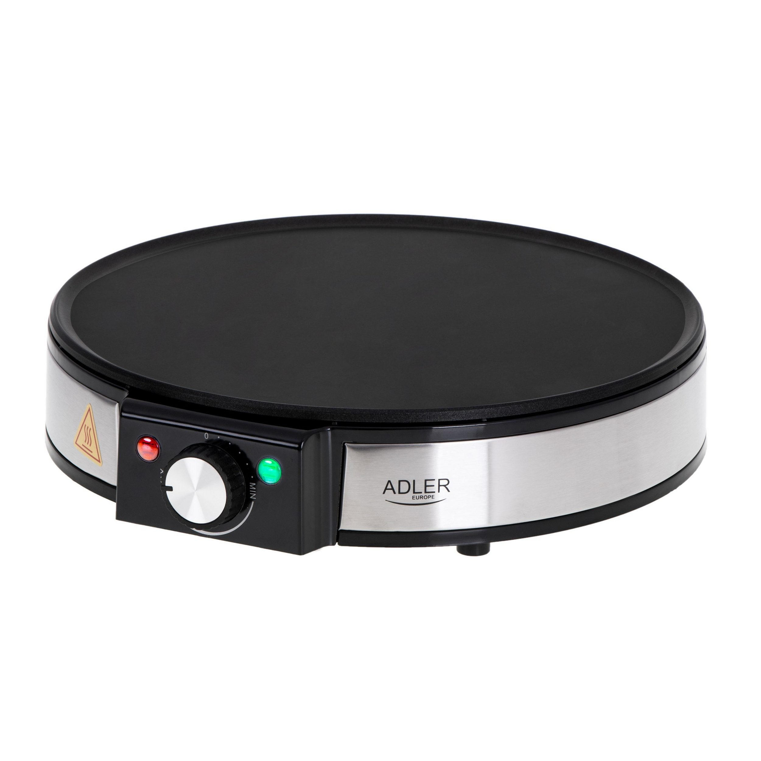 Adler Crepes Schwarz 30x8x30 cm