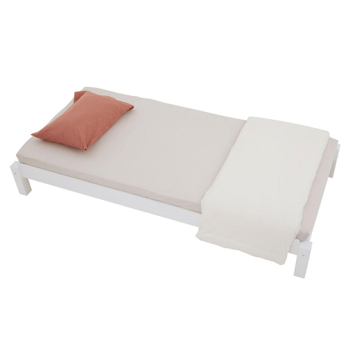 STAPELBETT RINO 90X190 CM - Weiß, Holz (90/190cm) - IDIMEX