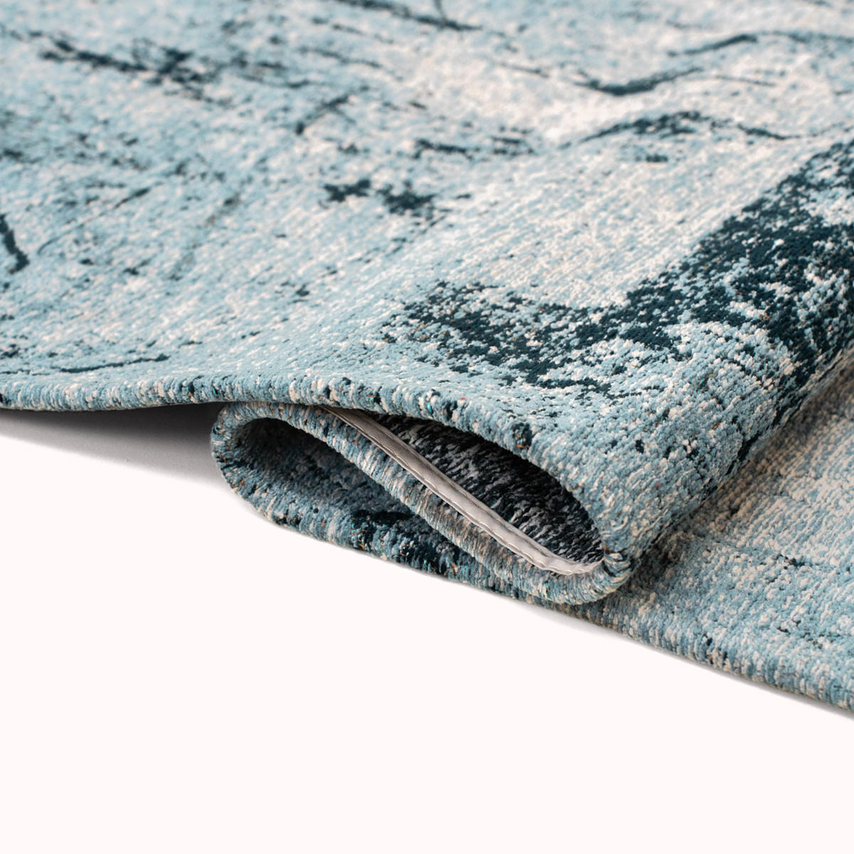 TEPPICH Dragonfly Sol 170/240 cm - Blau, Textil (170/240cm) - Louis De Poortere