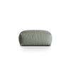 POUF Martina aus strukturiertem Stoff Moosgrün - Salbeigrün, Textil (106/44/106cm) - Micadoni