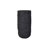 PFLANZKASTEN The Rock 36x72 cm, Steinoptik Anthrazit, Fiberstone - Anthrazit, Kunststoff (36/72/36cm) - dasmöbelwerk