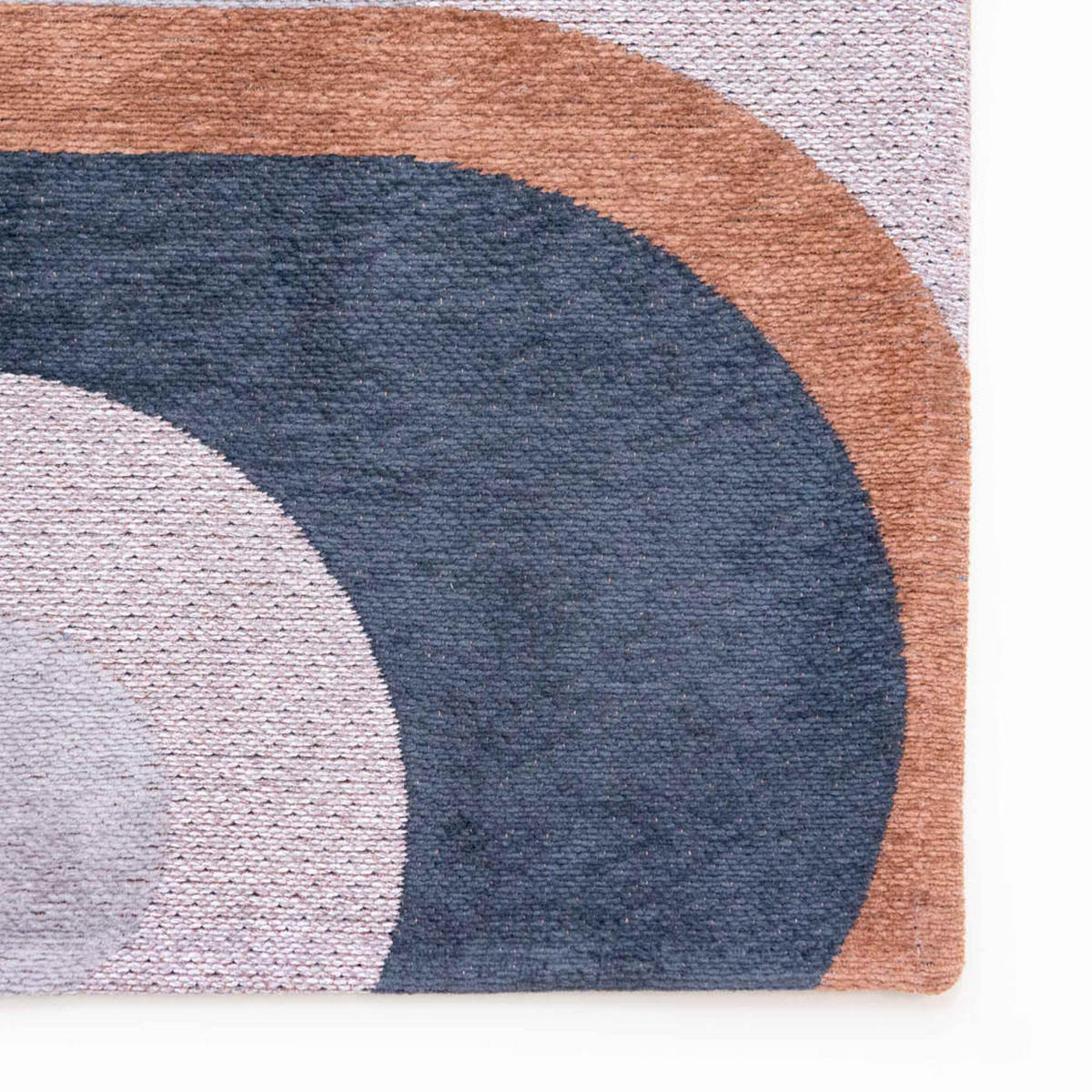 TEPPICH Camel Blue Nuance Module 80/250 cm - Blau, Kunststoff/Textil (80/250cm) - Louis De Poortere