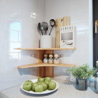 ECKREGAL Roman Goldkraft Eiche 43.5 x 37 cm - Anthrazit/Sonoma Eiche, Holzwerkstoff (43.5/37/43.5cm) - Vicco