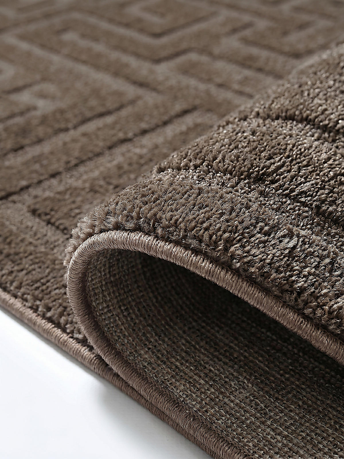 TEPPICHLÄUFER Geometrisch MUOTA Polypropylen Braun 80 x 150 cm - Braun, Textil (80/150cm) - KADIMA DESIGN