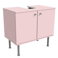 WASCHBECKENUNTERSCHRANK Colour Rose 60/55/35 cm - Rosa, Holzwerkstoff (60/55/35cm) - Bilderwelten