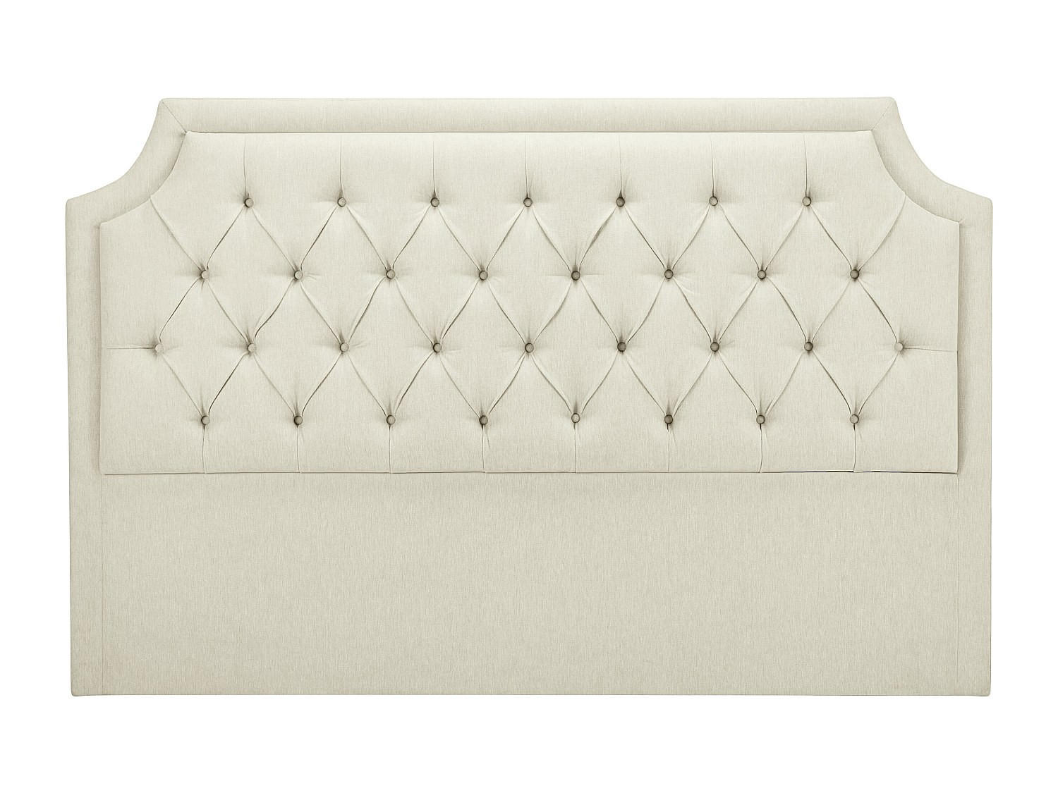 POLSTER-BETTKOPFTEIL - 170 cm - Stoff - Beige - JOHENE - Beige, Textil (170/110/8cm) - Vente-Unique