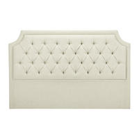 POLSTER-BETTKOPFTEIL - 170 cm - Stoff - Beige - JOHENE - Beige, Textil (170/110/8cm) - Vente-Unique