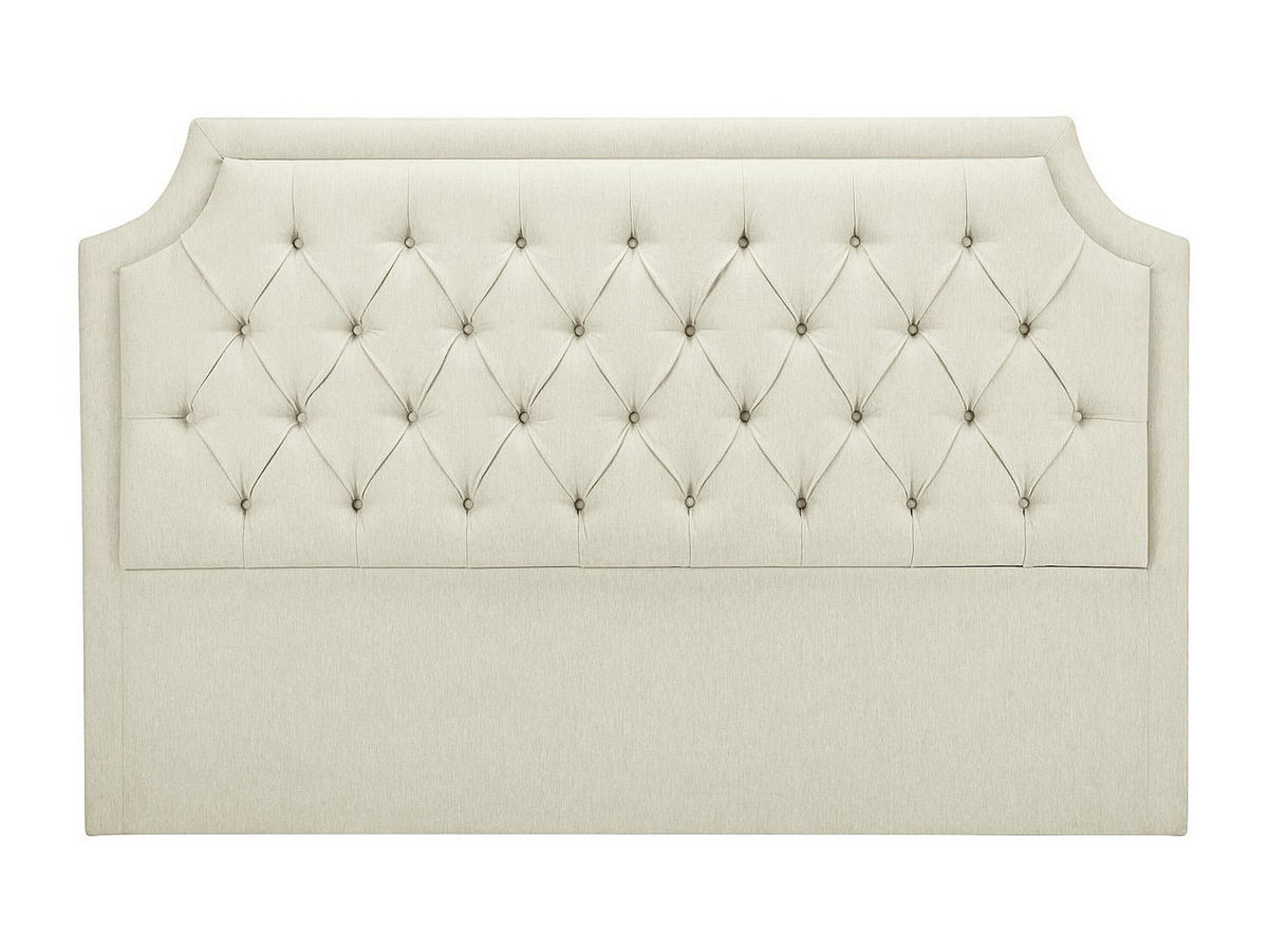 POLSTER-BETTKOPFTEIL - 170 cm - Stoff - Beige - JOHENE - Beige, Textil (170/110/8cm) - Vente-Unique