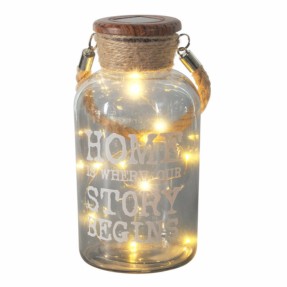 Thumbnail - Led, Braun, Glas, 9.8x20x9.8 cm, Lampen & Leuchten, Außenbeleuchtung, Außenleuchten