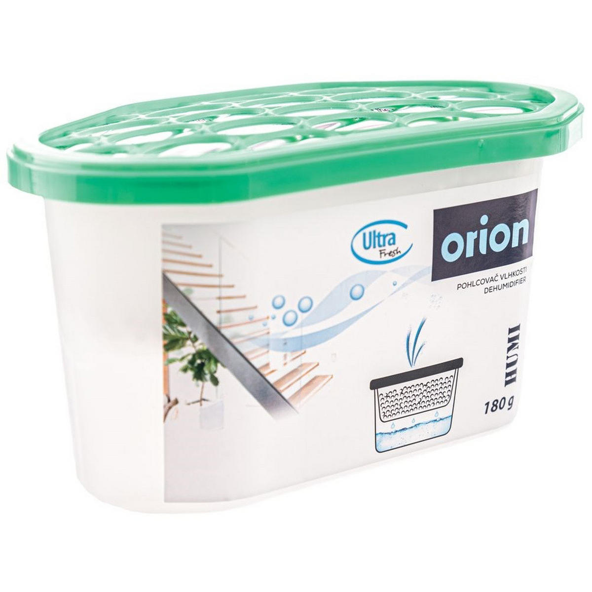 FEUCHTIGKEITSABSORBER Ultra Fresh weiß - Weiß, Kunststoff (8.5/8.5/15cm) - Orion 