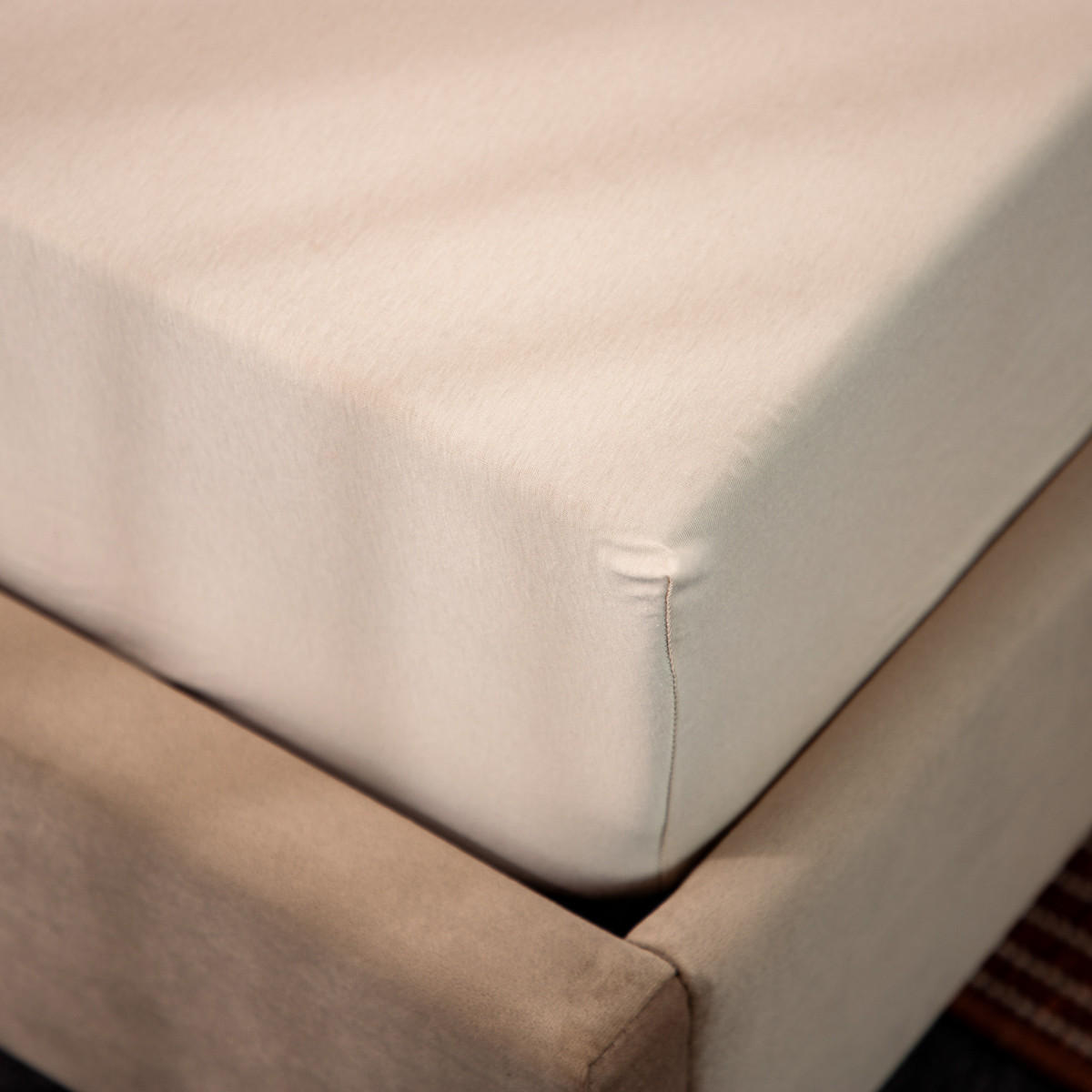 BETTLAKEN Lauko beige 180/200 cm - Beige, Textil (180/200cm) - Homla