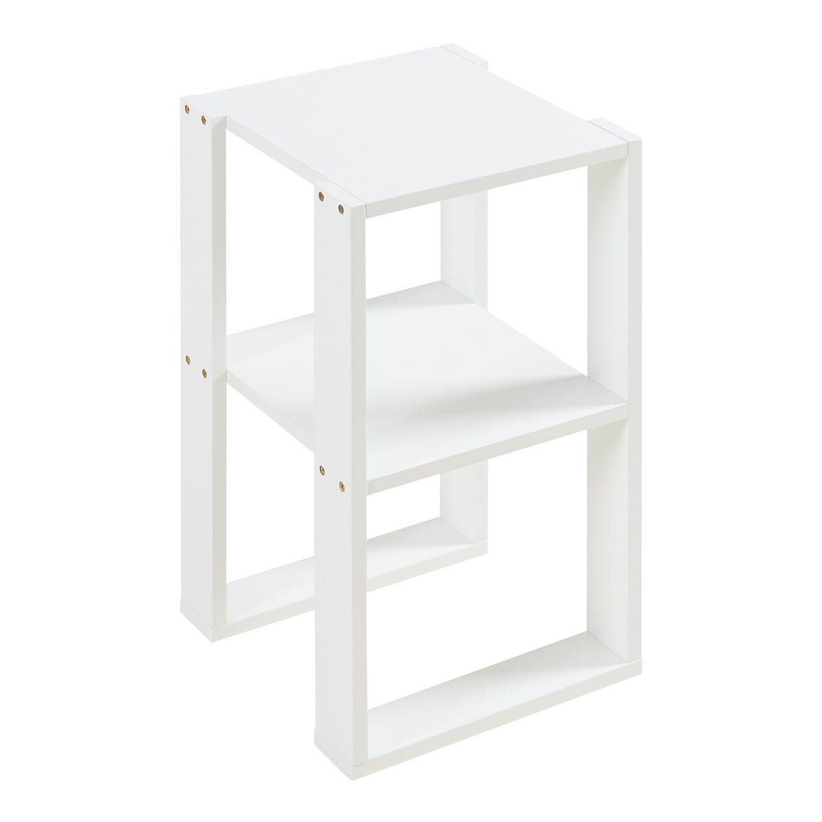 BEISTELLTISCH Thyholm - Weiß, Holzwerkstoff (30/30/55cm) - [en.casa]