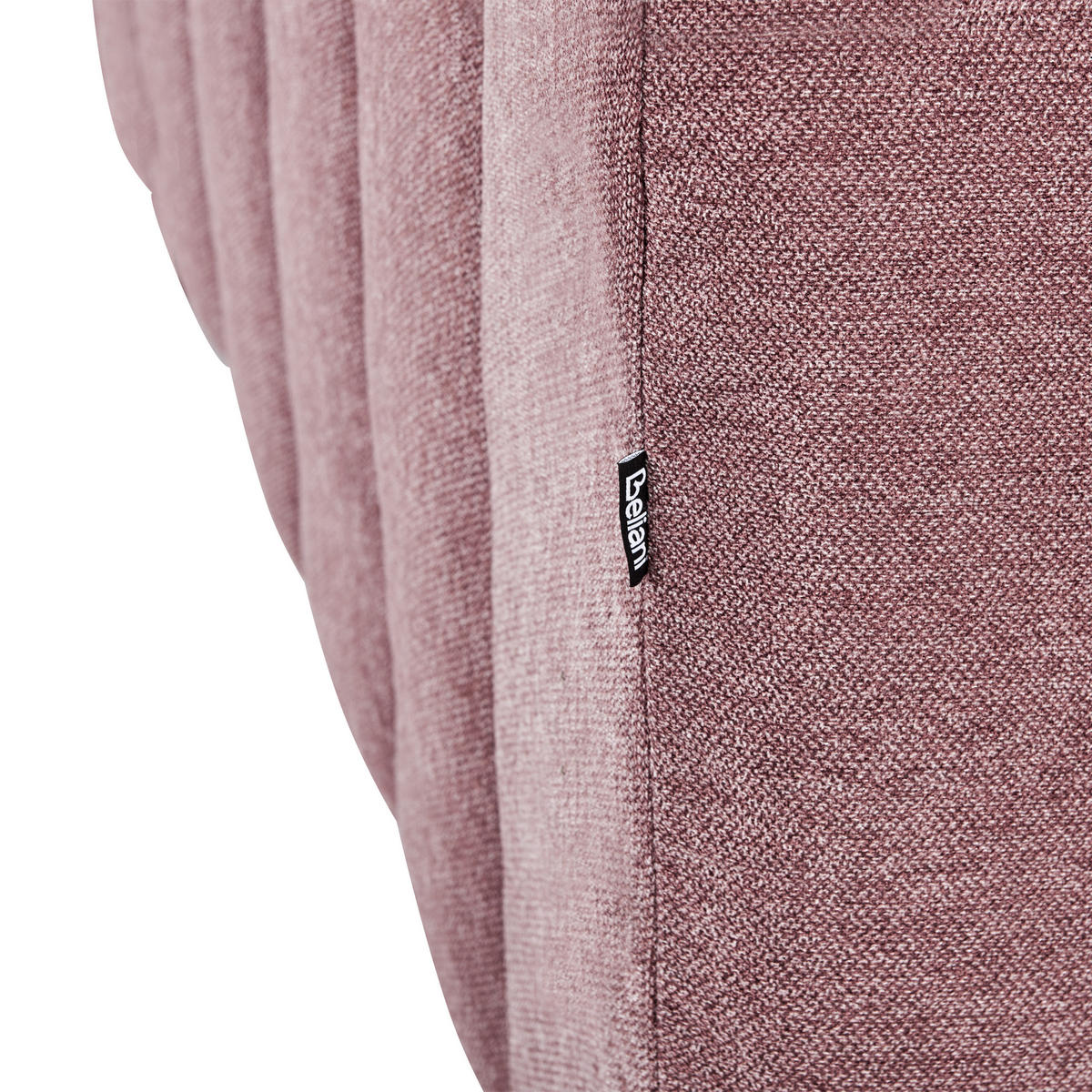 CHAISELONGUE-LINKSSEITIGE Stoff Rosa Lannils - Pink/Schwarz, Textil (173/73/79cm) - Beliani