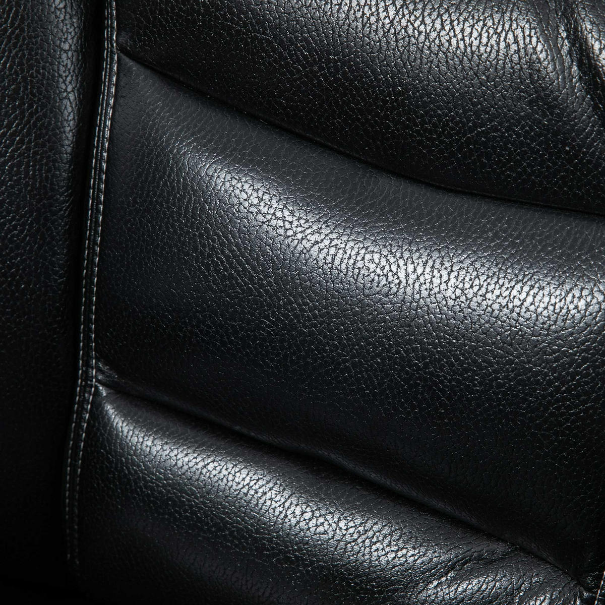 RELAXSESSEL, Fernsehsessel, Schwarz - Schwarz, Leder (97/104/94cm) - HOMCOM