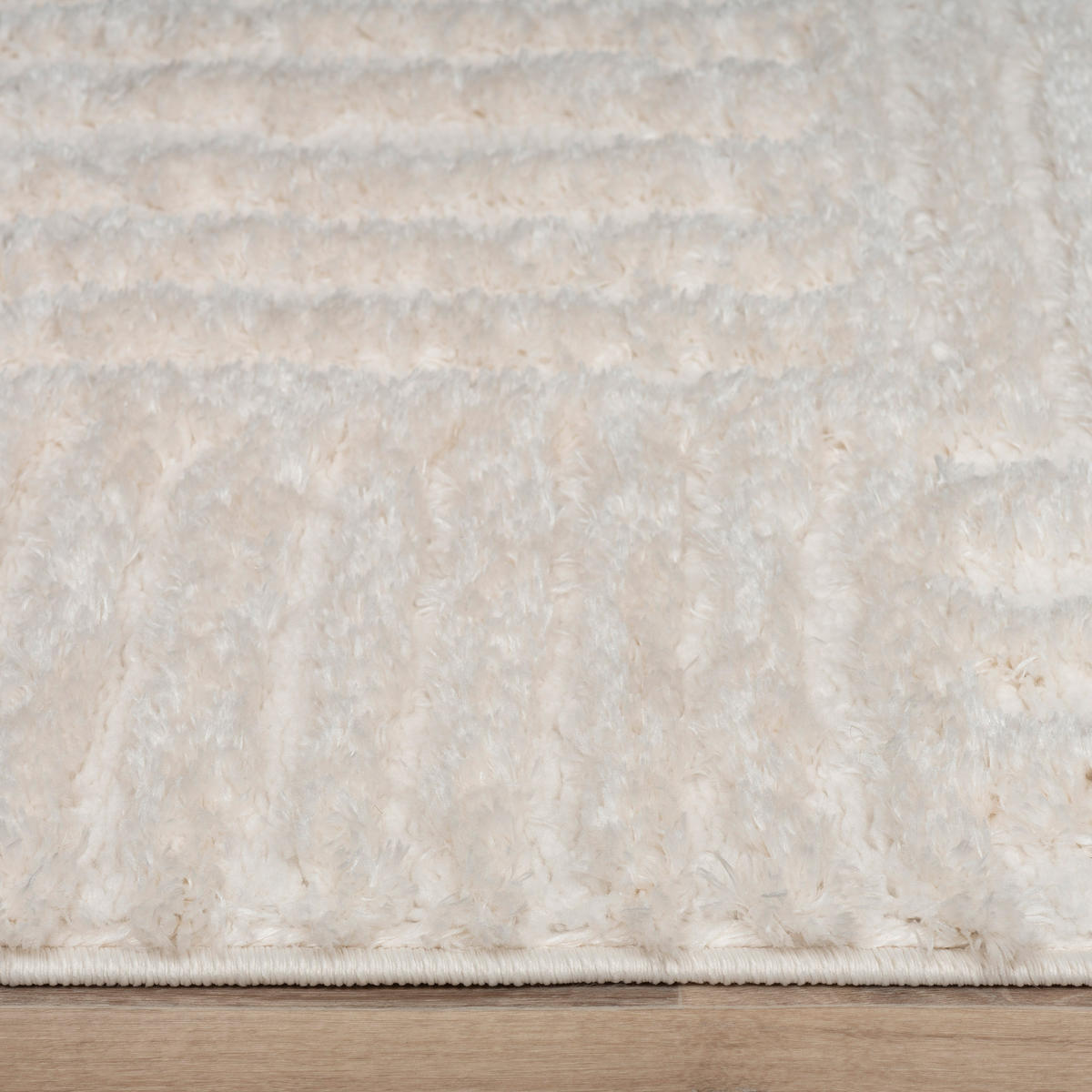HOCHFLORTEPPICH 240/330 cm Palma 334 - Weiß, Textil (240/330cm) - Paco Home