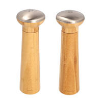 GEWÜRZMÜHLE Anthe 7/23 cm 2er-Set - Naturfarben, Holz (7/23/7cm) - Homla