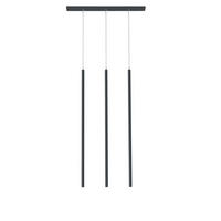 LED-HÄNGELEUCHTE Stelo X3 H100 - Anthrazit, Metall (6/100/100cm) - Lumicom