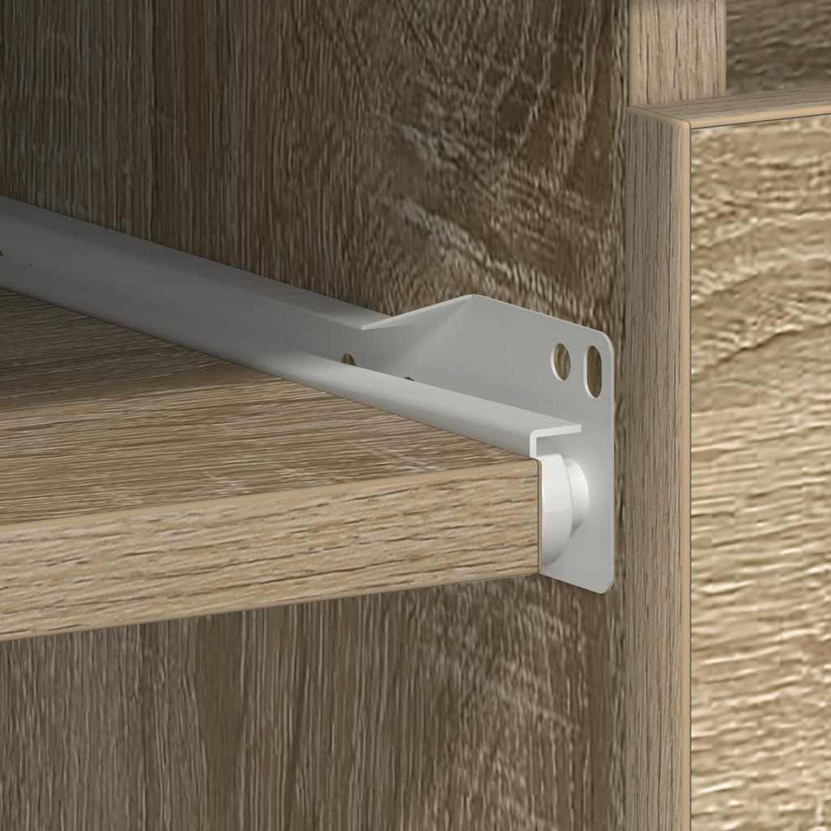 SCHREIBTISCH mit 3 Schubladen, 1 Tastaturauszug 90/45/76 cm aus Holzwerkstoff Sonoma-Eiche Dekor - Braun/Sonoma Eiche, Holz (45/90/76cm) - vidaXL