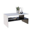 COUCHTISCH JULA 93 - Schwarz/Weiß, Holz (50/93/45cm) - Mat-Haus