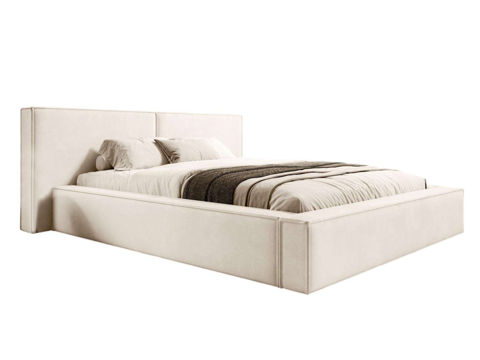 Compleo24 Polsterbett Creme 120x200 cm