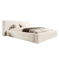 POLSTERBETT HEVE 120x200 Creme - Creme, Holzwerkstoff (120/200cm) - Compleo24