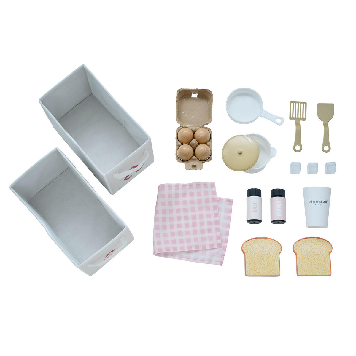 KINDERKUCHE 3-teilige modulare Holz, 89cm, Rosa - Pink, Holzwerkstoff (142/28/89cm) - Teamson Kids