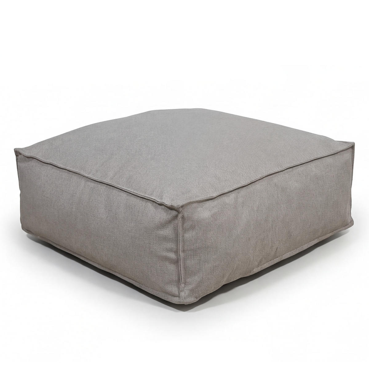 MODULARES HOCKERELEMENT - Olefin - Beige - Beige, Textil (95/35/95cm) - home24