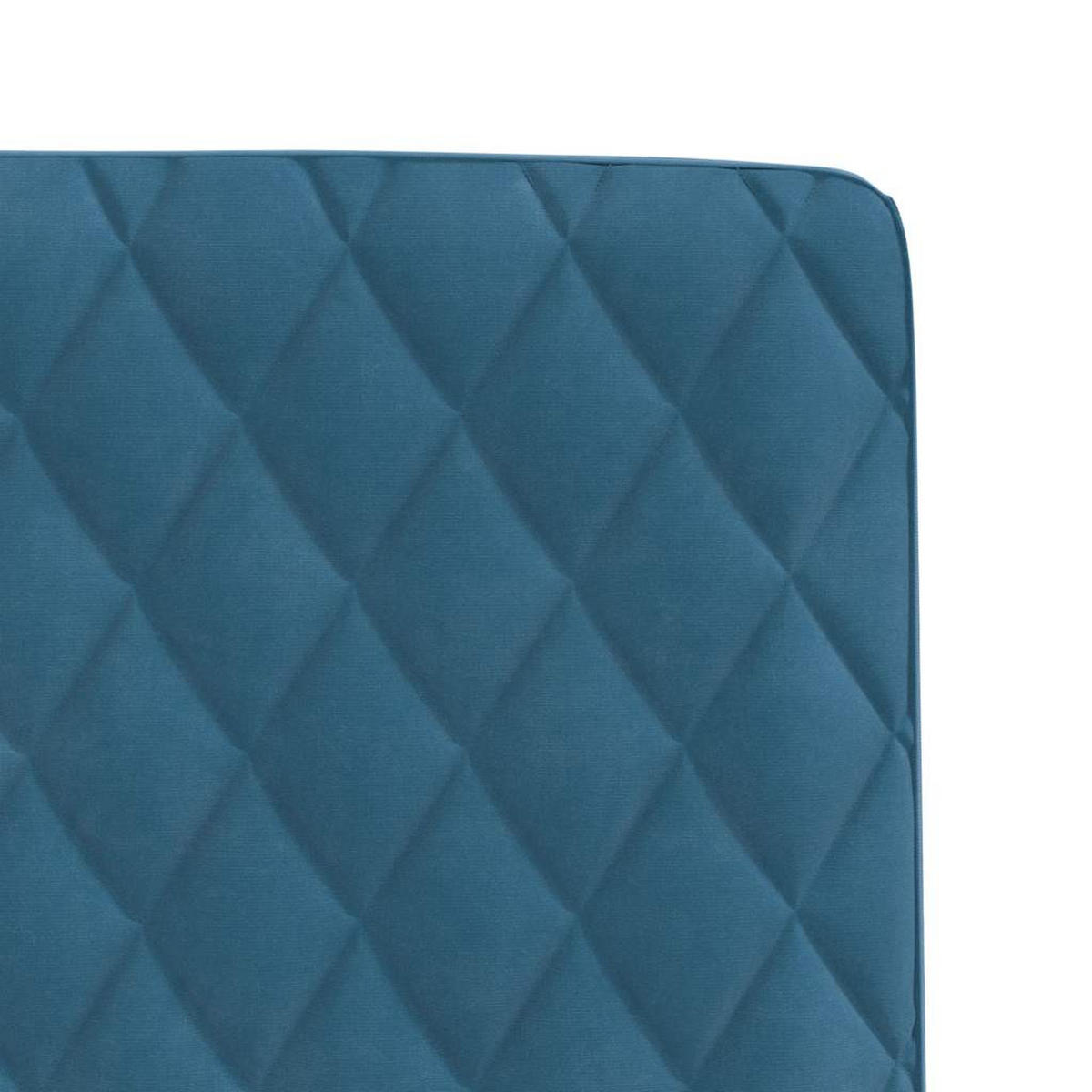 ESSZIMMERSTÜHLE 2 Stk. Blau Samt 45*54*83cm - Blau, Metall (45/83/54cm) - ZMH