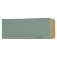 KLAPPHÄNGESCHRANK Kvantum W6B/90 Mint Matt / Eiche Artisan Matt 90 / 59 / 36cm - Eiche Artisan/Mintgrün, Holz/Holzwerkstoff (90/36/59cm) - Feldmann-Wohnen