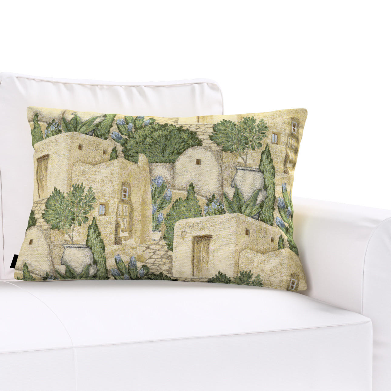 KISSENHÜLLE Mia 43x43 cm - Grün, Textil (47/1cm) - Dekoria