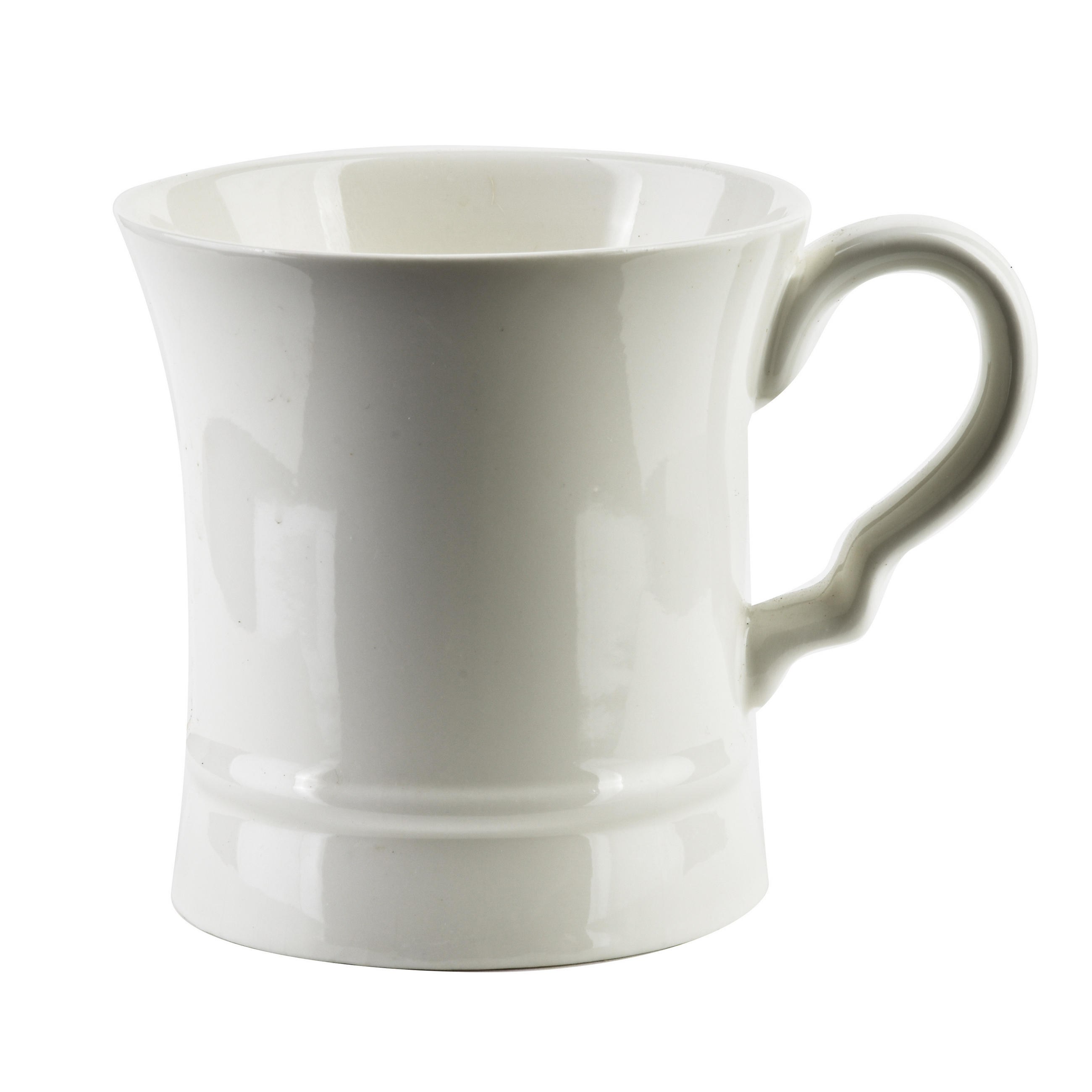 BECHER Basic Weiß 12/10/10 cm Keramik - Weiß, Keramik (0.31L) - Mondex