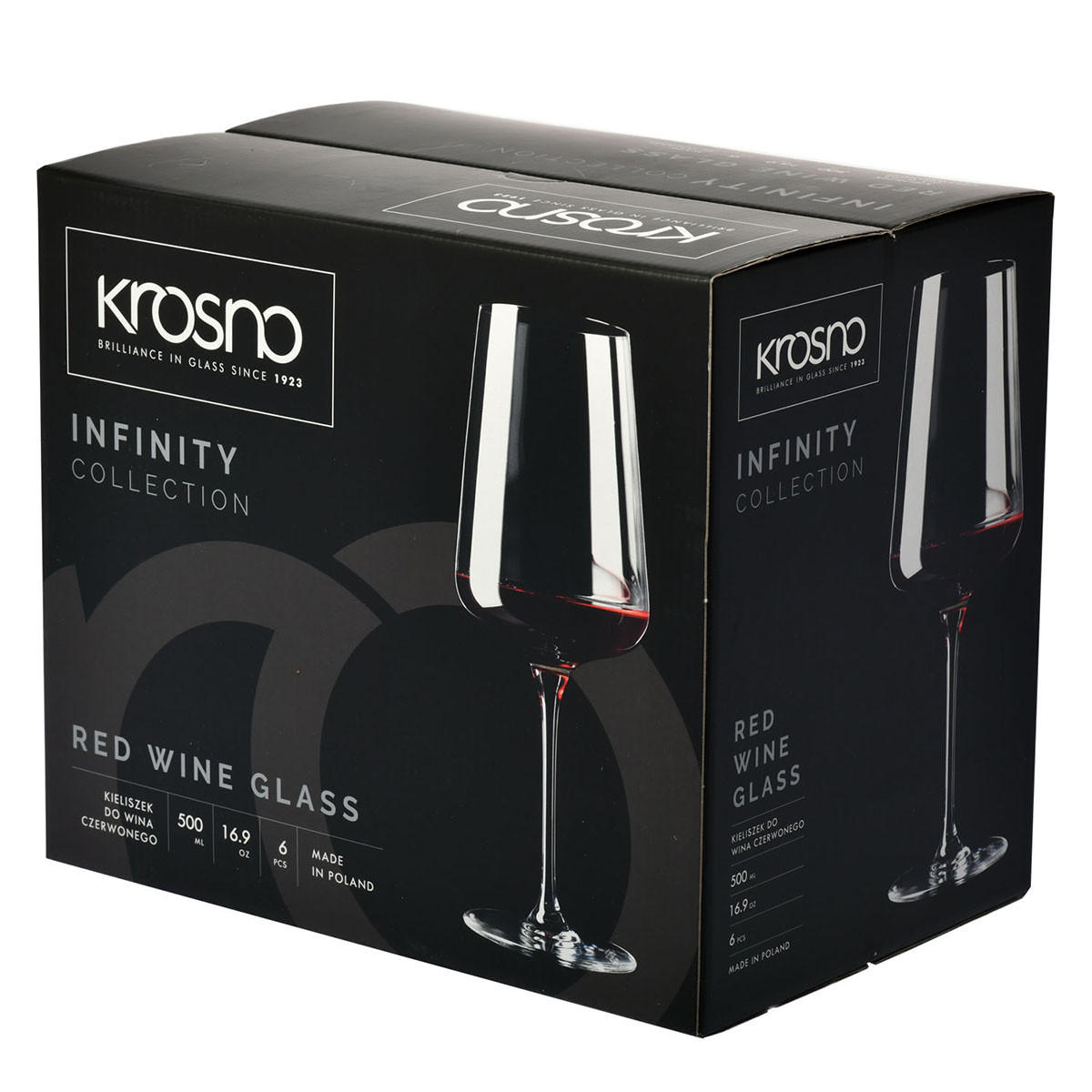 ROTWEINGLÄSER Infinity, 6er-Set, 500 ml - Transparent, Glas (0.5L) - Krosno Glass