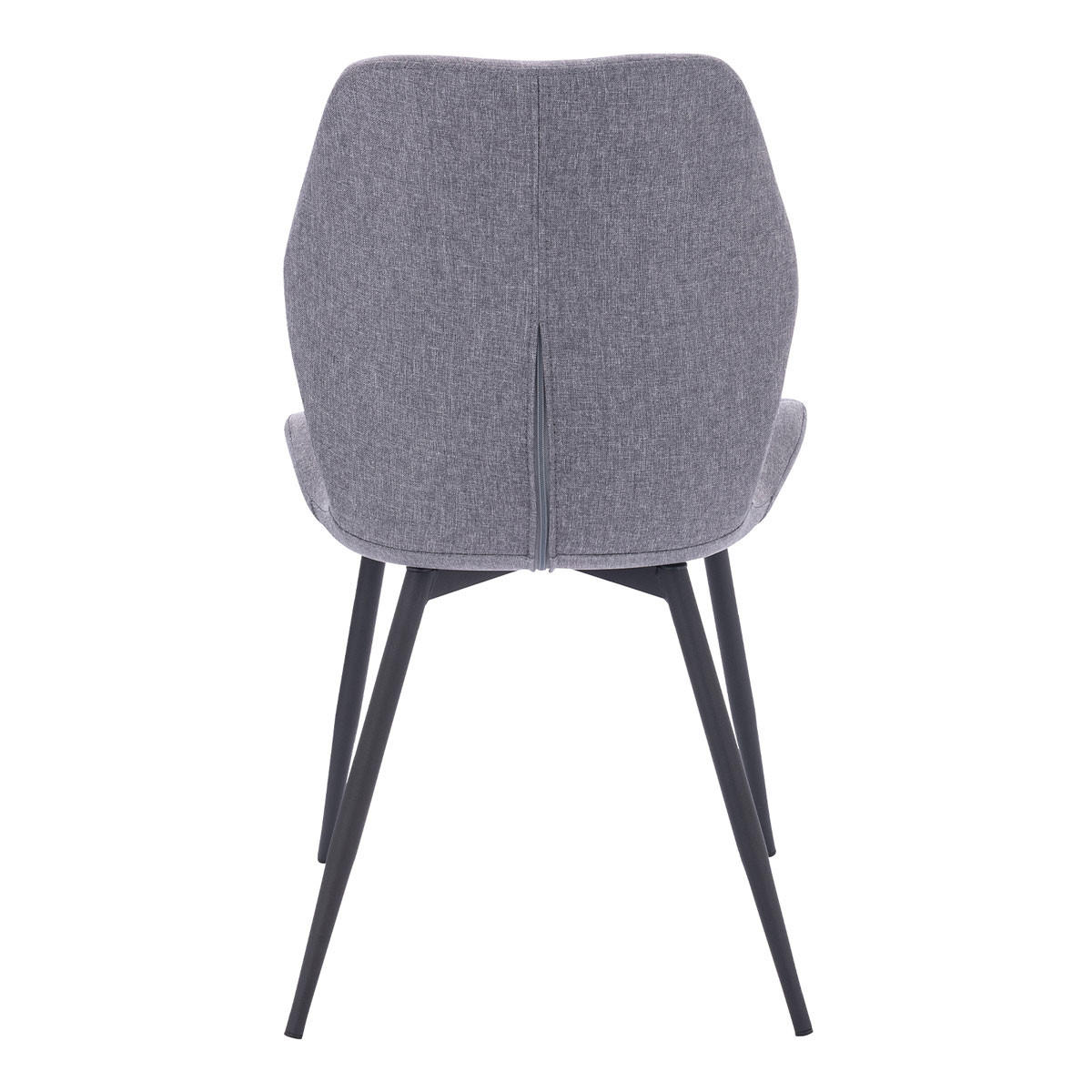 ESSZIMMERSTUHL JAMIE Stoffbezug Grau - Hellgrau/Schwarz, Textil (47/84/48cm) - SVITA