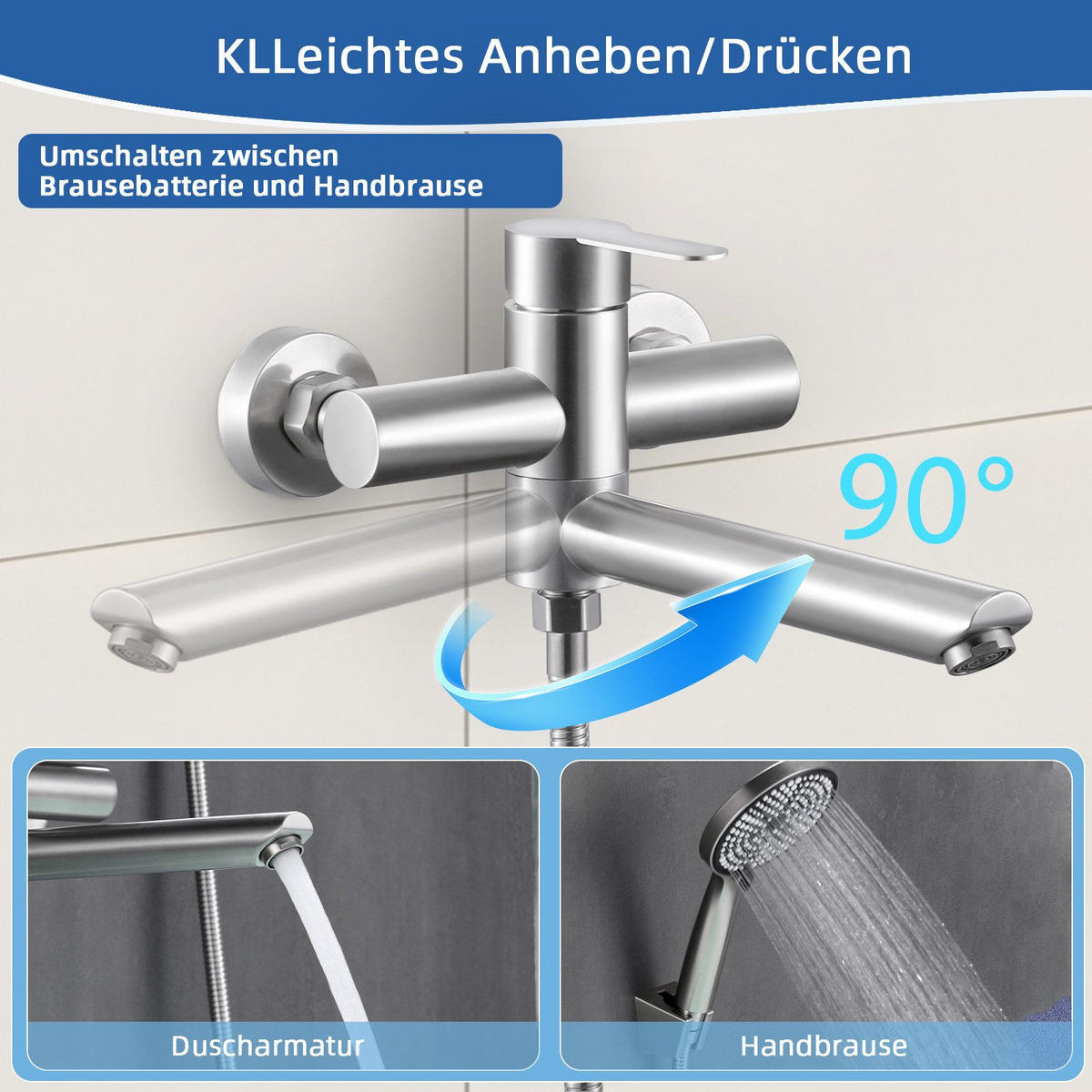 HANDBRAUSE BRAUNSCHWEIG Ⅲ 22/2/13 cm - Silberfarben, Metall (15/13/22cm) - Nettlife