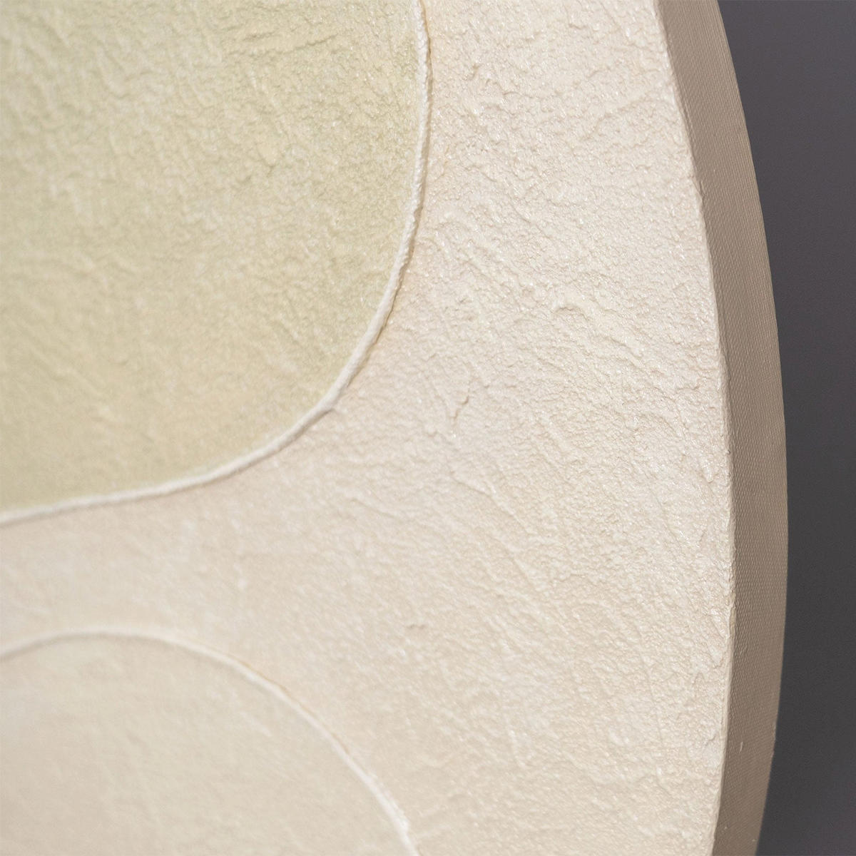 GEMÄLDE Zarte Muster auf Keilrahmen 70 cm - Beige, Holz (70/70cm) - YS-art gallery