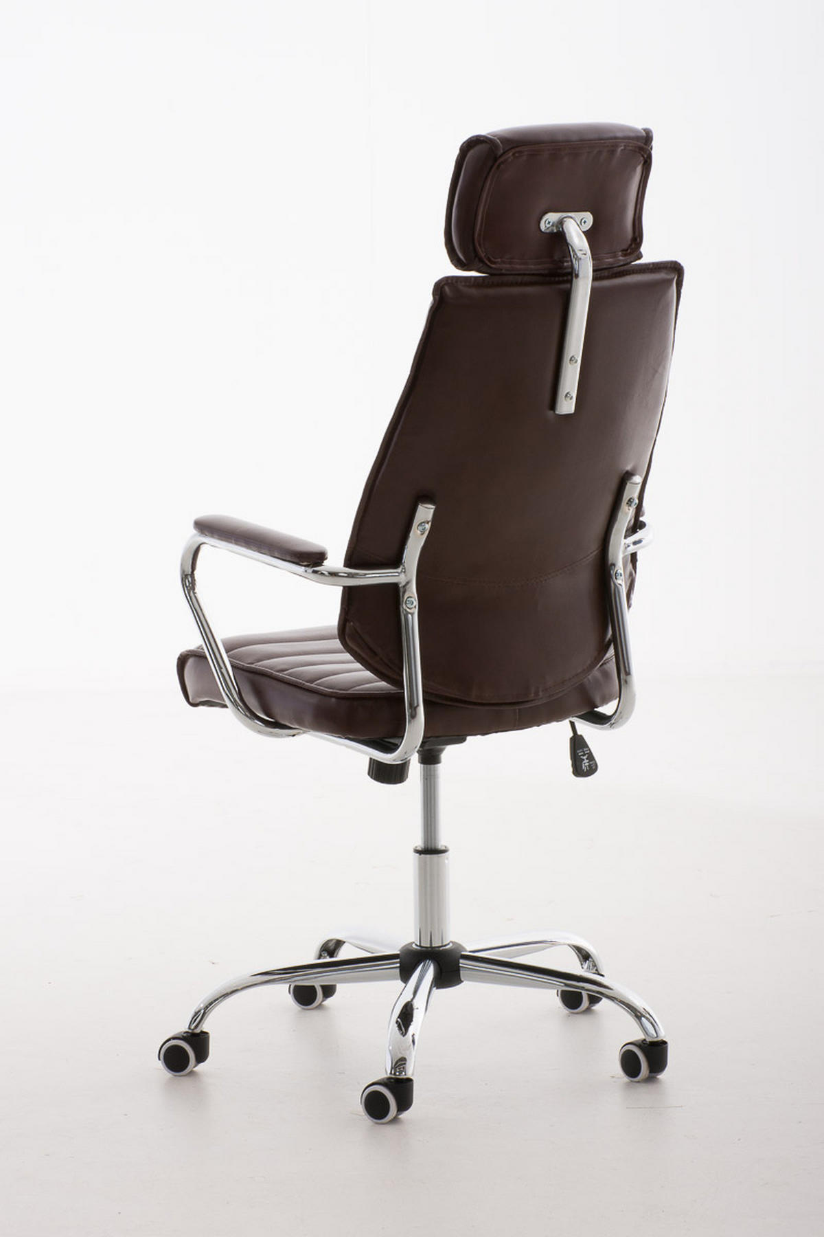 BÜROSTUHL Rocket V2, Bordeauxrot - Bordeaux, Textil/Metall (59/128/57cm) - TPFLiving