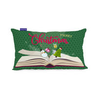 KISSENBEZUG merry christmas 50x30 cm mehrfarbig - Multicolor, Textil (50/30cm) - Happy Friday