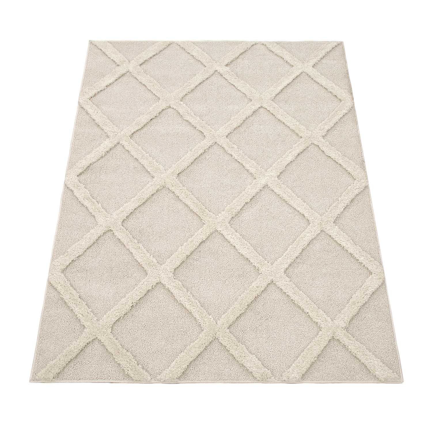 HOCHFLORTEPPICH 160/220 cm Genua 745 - Creme, Textil (160/220cm) - Paco Home