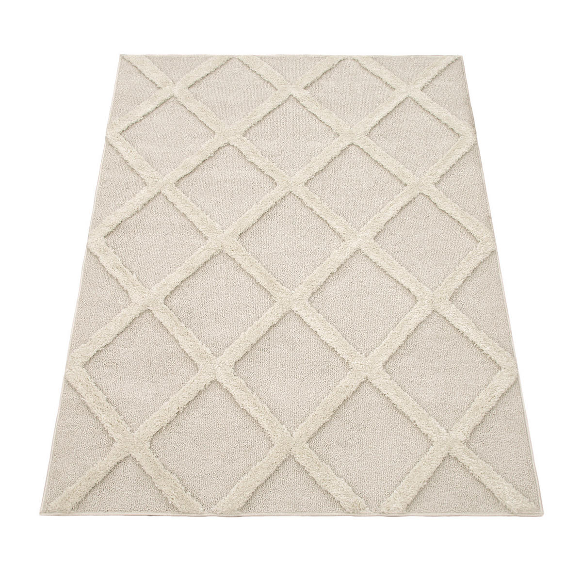 HOCHFLORTEPPICH 200/280 cm Genua 745 - Creme, Textil (200/280cm) - Paco Home