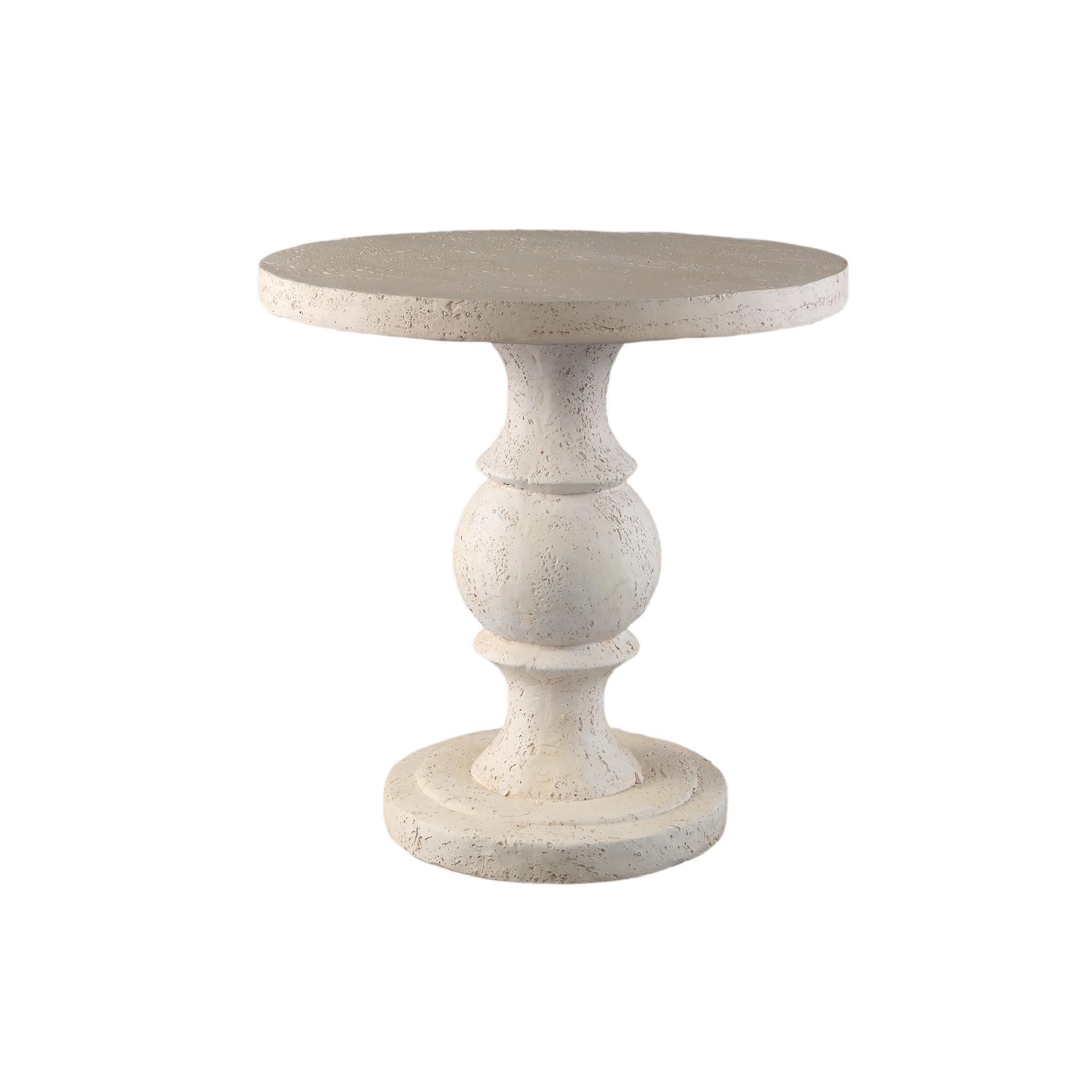 BEISTELLTISCH Muza Beige 56.5/56.5/56cm - Beige, Kunststoff (56.5/56.5/56cm) - PTMD Collection