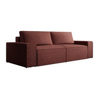 SCHLAFSOFA - 4 Personen - Stoff - Bordeaux - - Bordeaux, Textil (257/85/102cm) - Vente-Unique