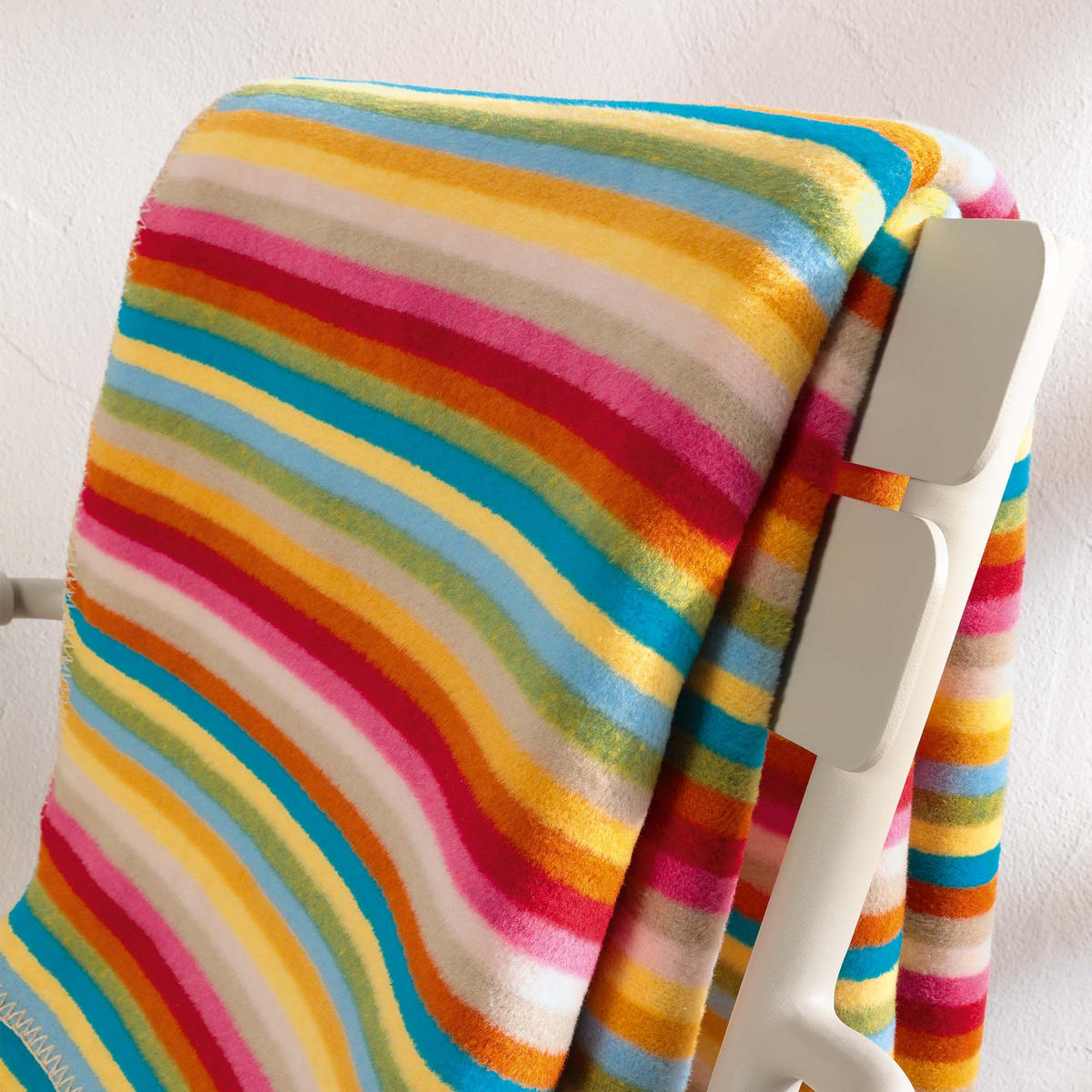 WOHNDECKEN LIFESTYLE STREIFEN 70080 MULTICOLOR - 25 - Multicolor, Textil (150/200cm) - Cawoe