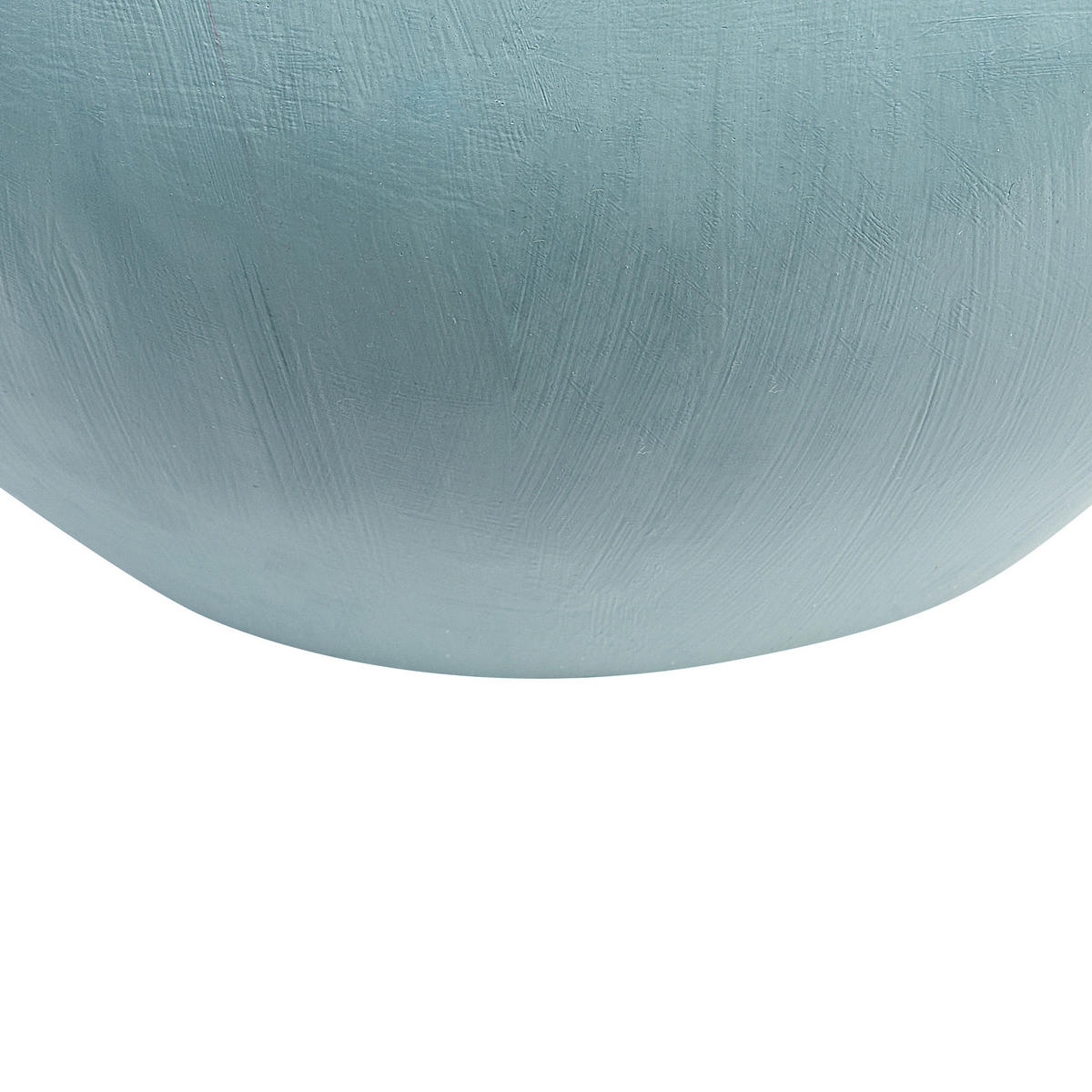 DEKOVASE Terrakotta blau Silau - Blau, Stein (43cm) - Beliani