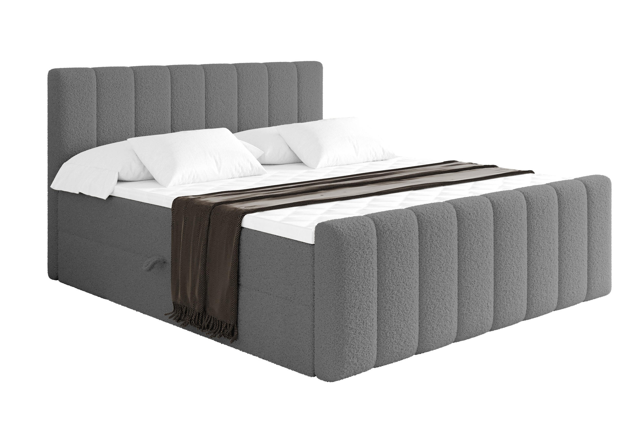 Altdecor Boxbett Greige 180x200 cm