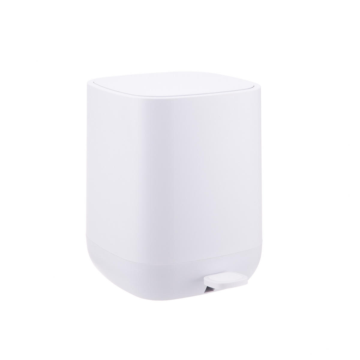 MÜLLEIMER - Weiß, Kunststoff (21/27/26cm) - Relaxdays