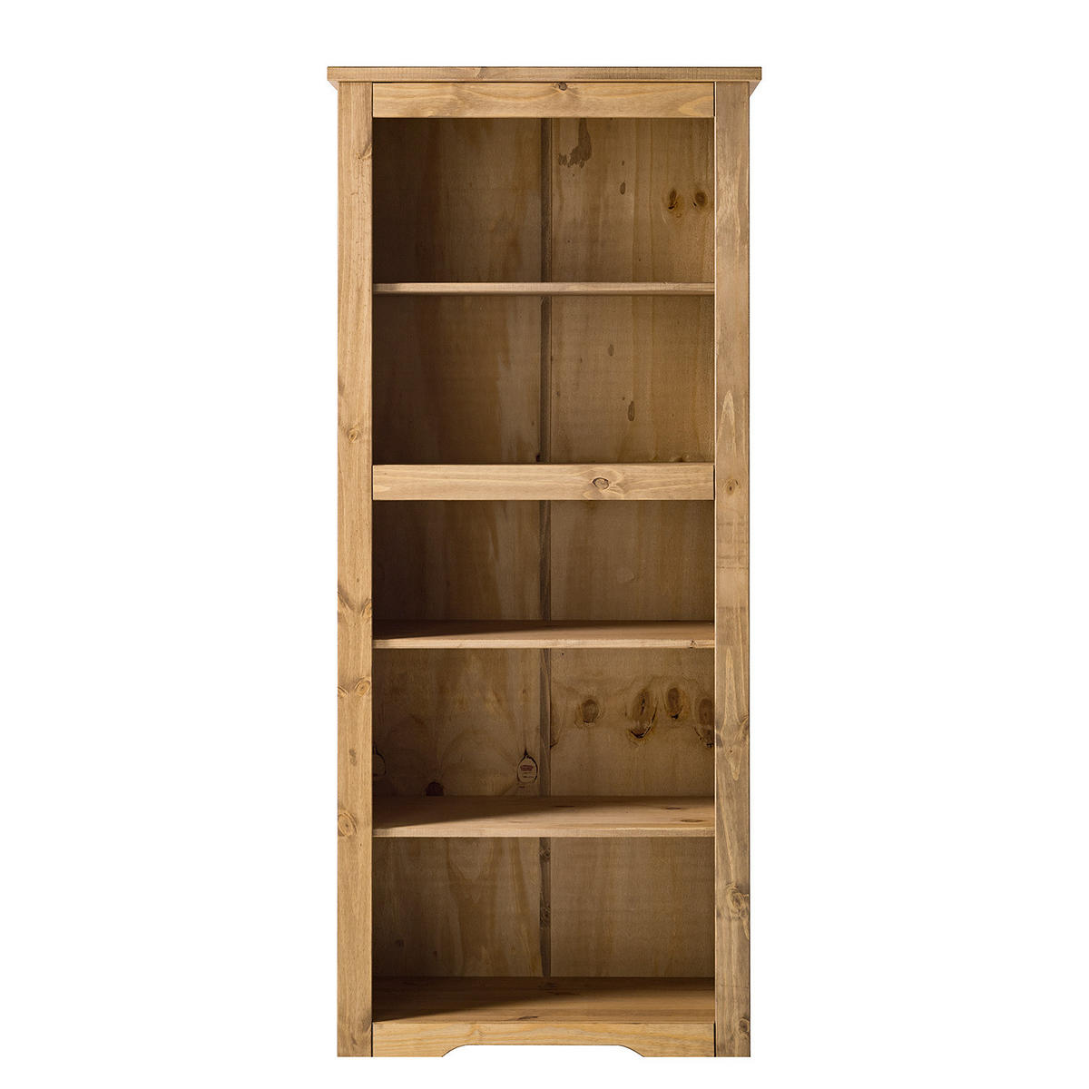 BÜCHERREGAL - Kiefer massiv - Kieferfarben, Holz (81/183/44cm) - home24