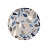 TEPPICH PATIO rund Grau 120/120 cm - Grau, Textil (120/120cm) - Tapiso