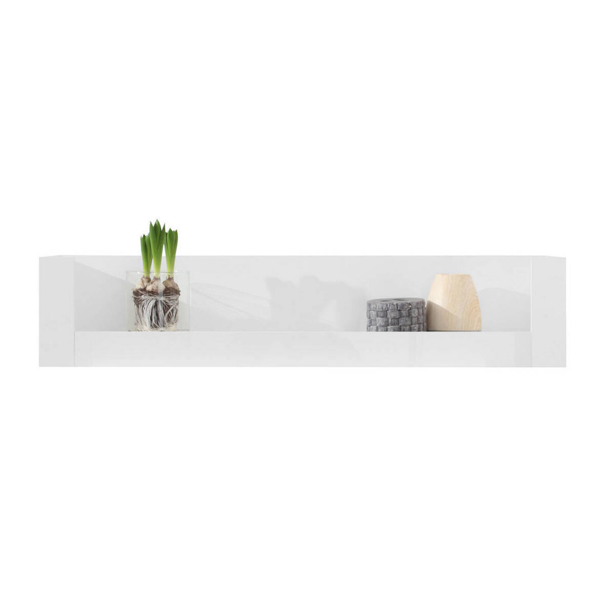 WOHNZIMMER Set – BERGEN System – Weiß - Weiß, Holzwerkstoff (90/190/40cm) - hi-markt